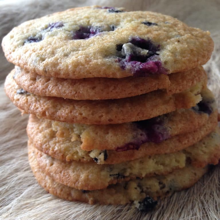 Cookies mit Blaubeeren