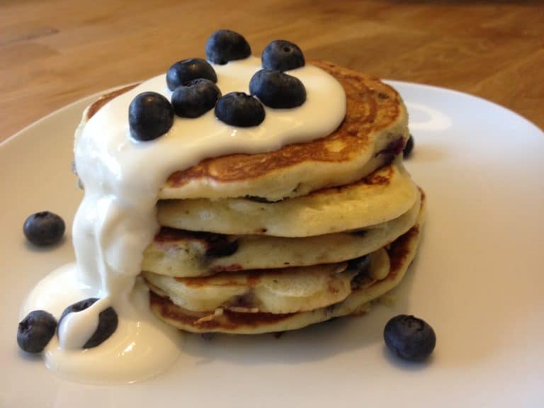 Blaubeer Pancakes