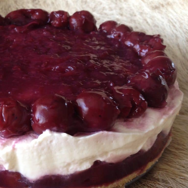 Philadelphia Torte mit Kirschgrütze