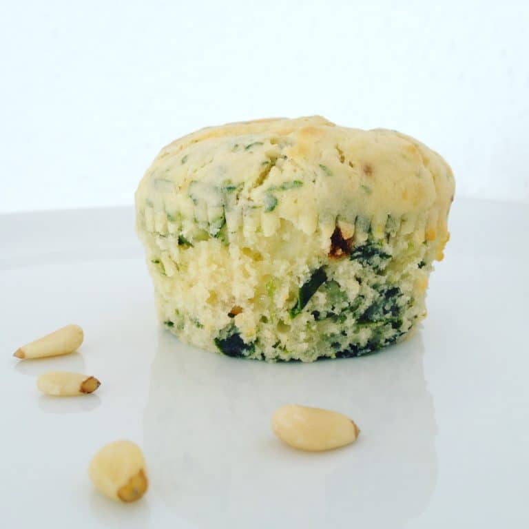 Herzhafte Spinat – Ricotta- Feta Muffins