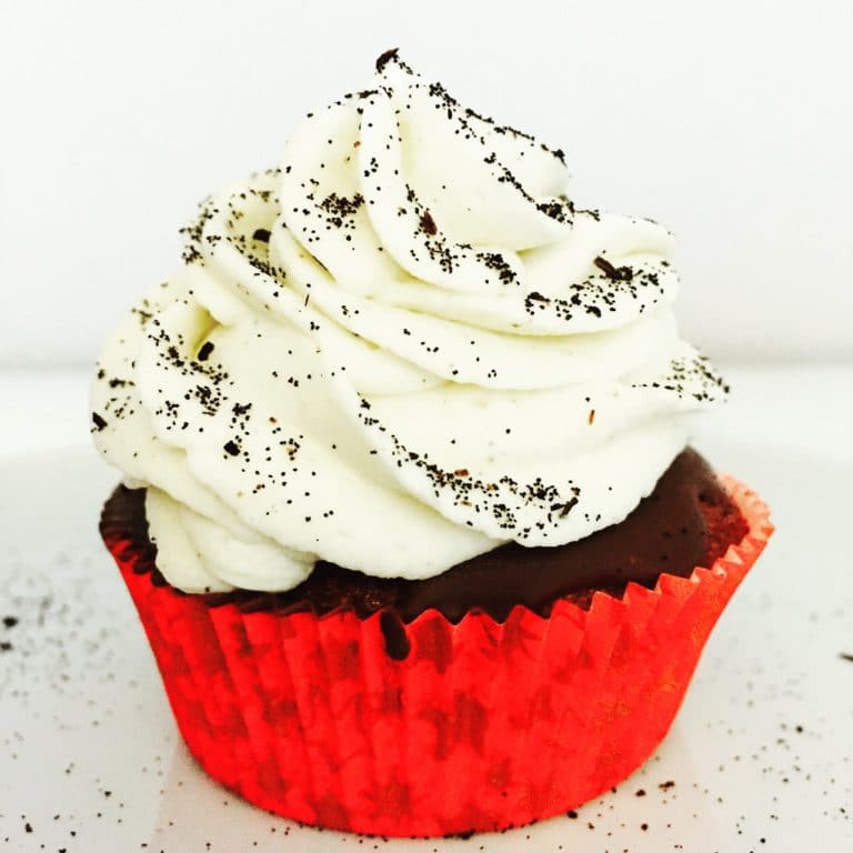 Spekulatius Mandel Cupcakes mit Vanillesahne