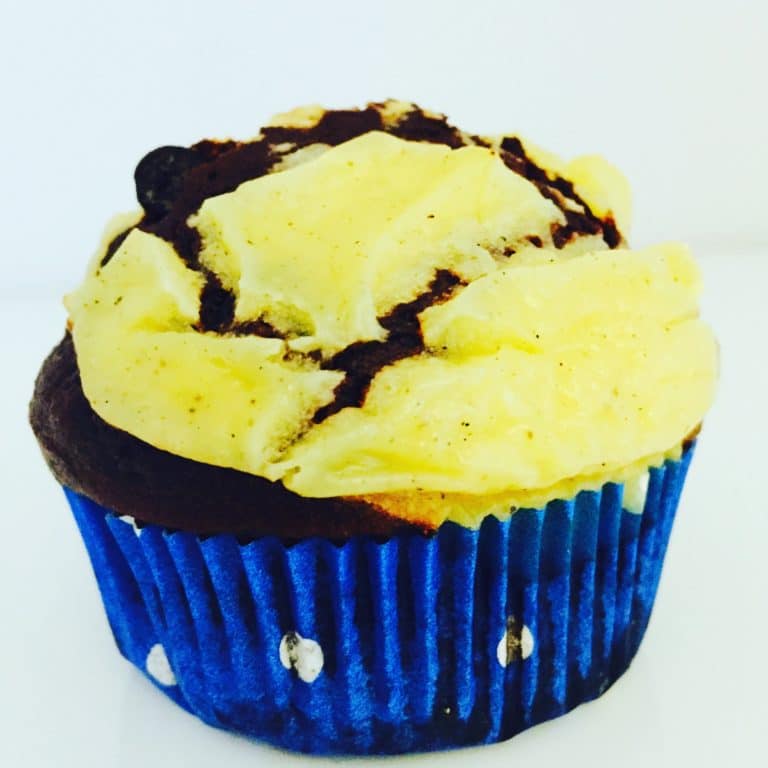 Double Chocolate Cheesecake Muffins