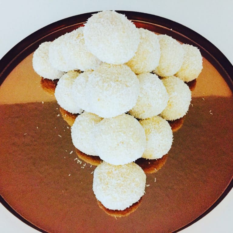 Schneebälle mit Amaretto