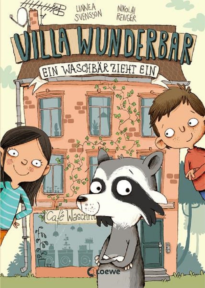 Villa Wunderbar Villa Wunderbar ist ein wunderschönes Kinderbuch. In diesem dreht sich alles um einen Waschsalon und einem sprechenden Waschbären.