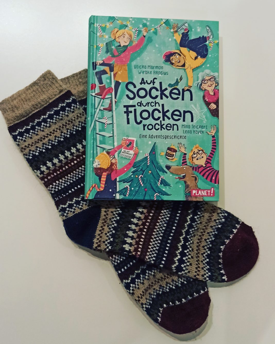 Auf Socken durch Flocken rocken